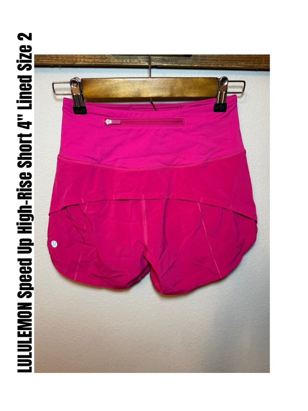 LULULEMON Speed Up High-Rise Short 4" Lined Size 2